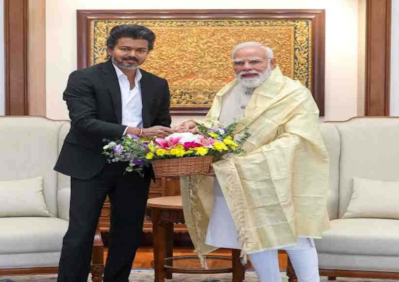 मुख्यमंत्री जोसेफ विजय के जन्मदिन पर प्रधानमंत्री मोदी ने दी शुभकामनाएँ (तस्वीर क्रेडिट@bulbulroymishra)