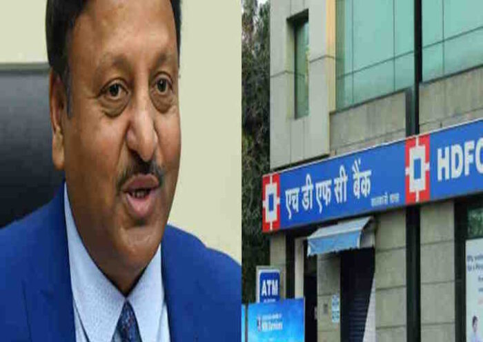 नए चेयरमैन की नियुक्ति के बाद एचडीएफसी बैंक के शेयरों में गिरावट (तस्वीर क्रेडिट@akashrathore77)