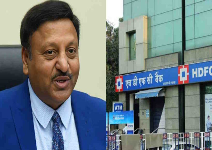 नए चेयरमैन की नियुक्ति के बाद एचडीएफसी बैंक के शेयरों में गिरावट (तस्वीर क्रेडिट@akashrathore77)