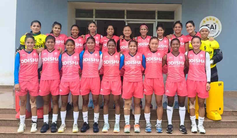 एशियन गेम्स 2026 के लिए भारतीय महिला हॉकी टीम घोषित(तस्वीर क्रेडिट@sports_odisha)