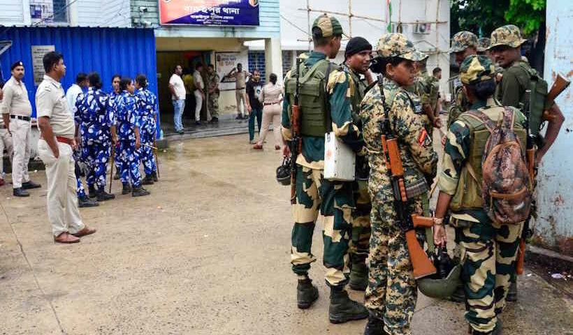 बारुईपुर हिंसा मामले में पुलिस की बड़ी कार्रवाई (तस्वीर क्रेडिट@rashtra_press)