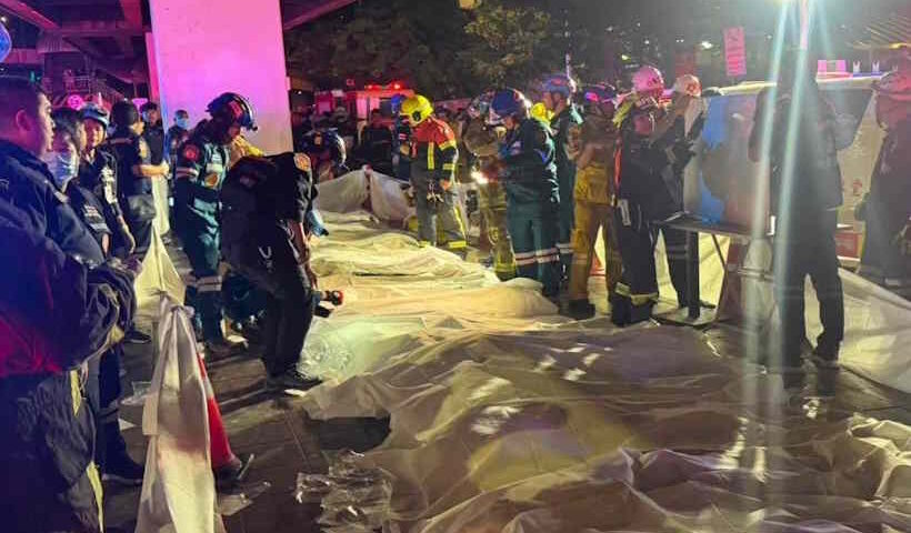 बैंकॉक के पब में भीषण आग से 27 लोगों की मौत (तस्वीर क्रेडिट@mgvimal_12)