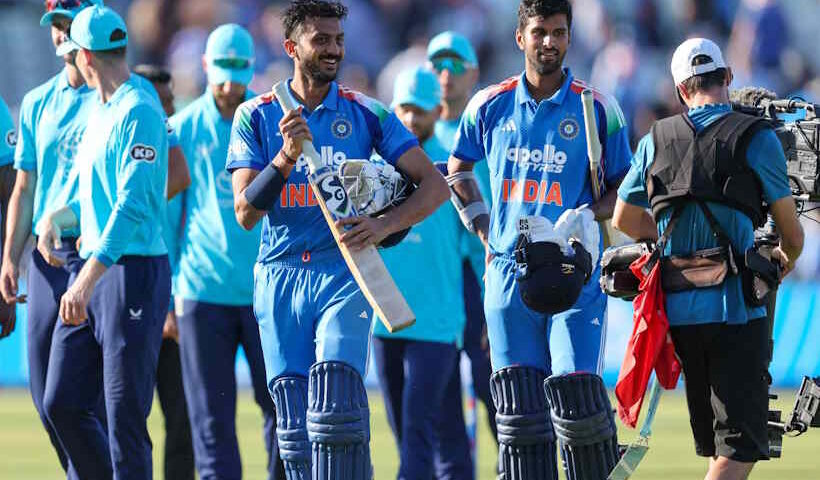शुभमन गिल और अक्षर पटेल के शानदार प्रदर्शन से इंग्लैंड को छह विकेट से हराया (तस्वीर क्रेडिट@zingabad)