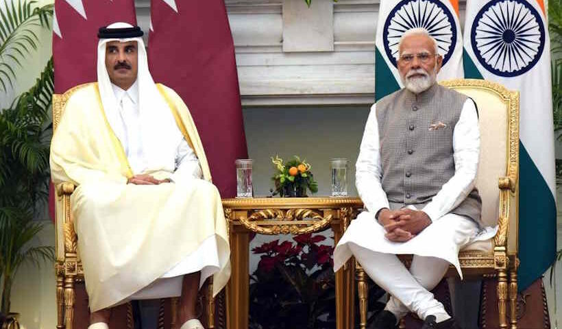 पूर्व अमीर के निधन पर प्रधानमंत्री मोदी ने कतर के अमीर से की बात (तस्वीर क्रेडिट@rashtra_press)