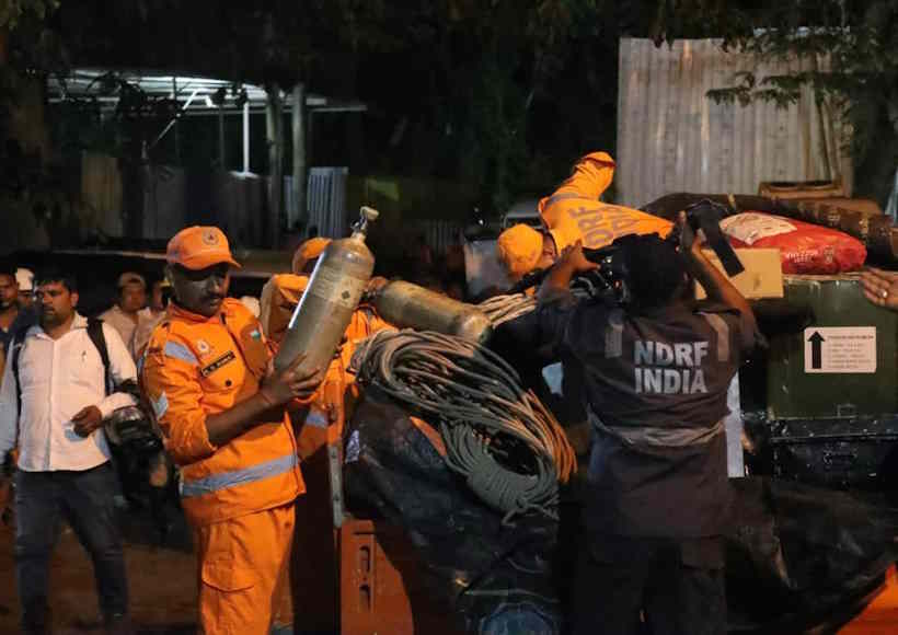 सिक्किम में निर्माणाधीन सुरंग में भूस्खलन के बाद मीथेन गैस रिसाव (तस्वीर क्रेडिट@SikkimMedia)