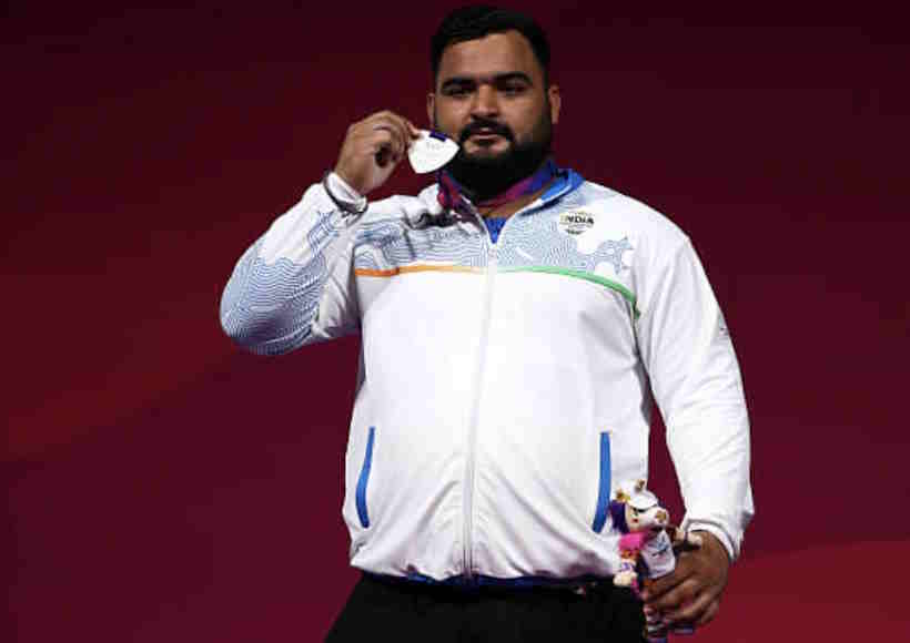 वेटलिफ्टर लवप्रीत सिंह (तस्वीर क्रेडिट@SportsIndia3)