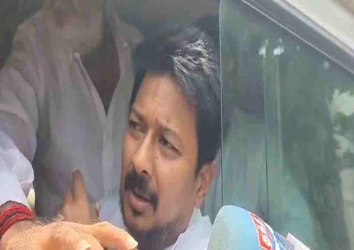मुख्यमंत्री विजय और अभिनेत्री तृषा पर कथित टिप्पणी के मामले में उदयनिधि स्टालिन से पूछताछ (तस्वीर क्रेडिट@rashtra_press)