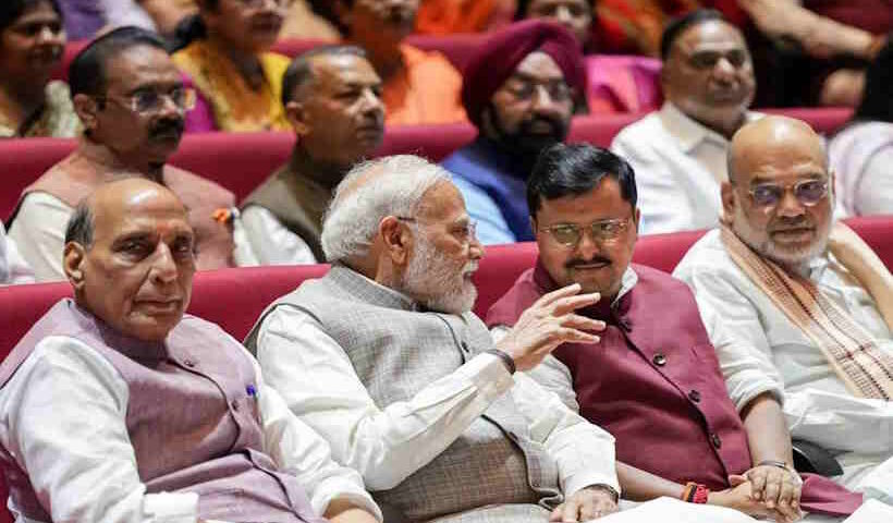 मानसून सत्र की रणनीति पर आज एनडीए की 'मंगल मिलन' बैठक (तस्वीर क्रेडिट@CRPaatil)