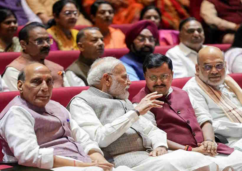 मानसून सत्र की रणनीति पर आज एनडीए की 'मंगल मिलन' बैठक (तस्वीर क्रेडिट@CRPaatil)