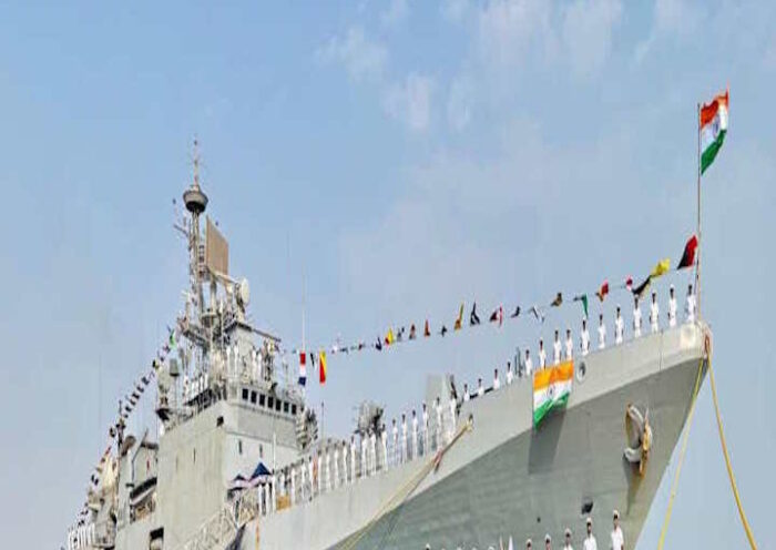 भारतीय नौसेना ने समुद्र के पार मनाया 80वां स्वतंत्रता दिवस (तस्वीर क्रेडिट@IndiannavyMedia)