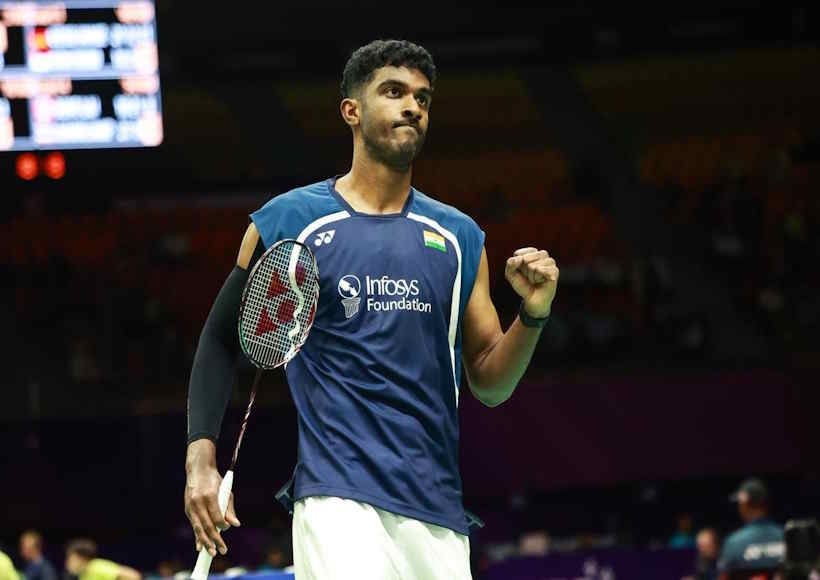 आयुष शेट्टी ने वर्ल्ड चैंपियनशिप के अंतिम 16 में बनाई जगह (तस्वीर क्रेडिट@AIRNewsHindi)