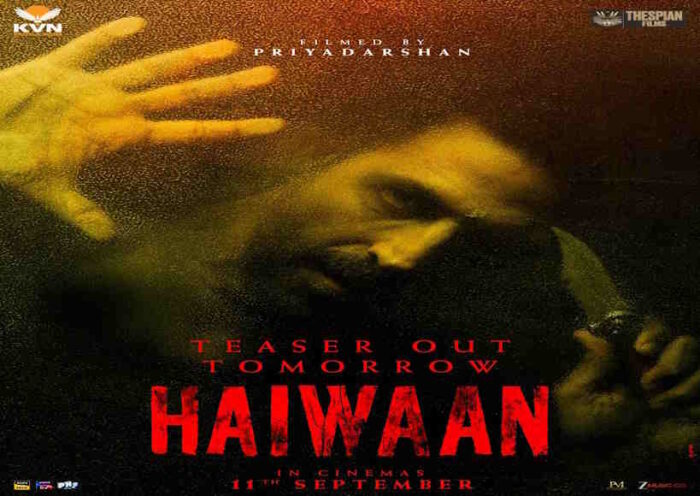 मेकर्स ने ‘हैवान’ के टीजर रिलीज के डेट का किया ऐलान (तस्वीर क्रेडिट@TheSidMathur)