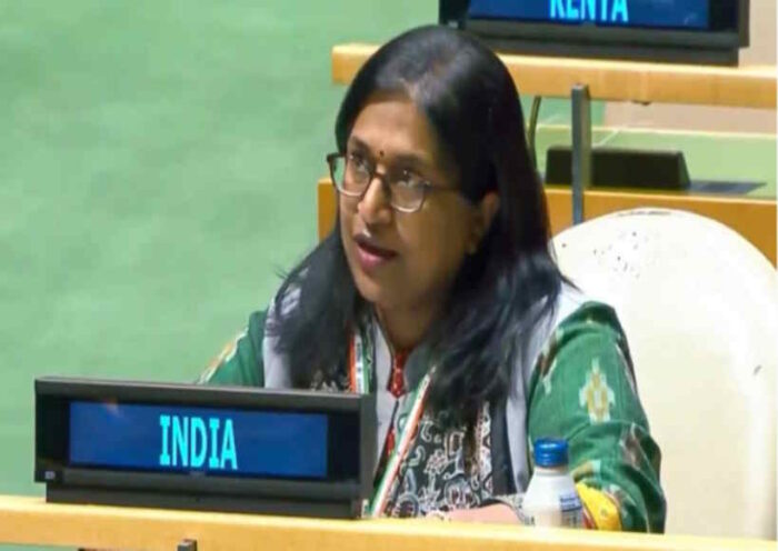 संयुक्त राष्ट्र में भारत के स्थायी मिशन की प्रभारी योजना पटेल (तस्वीर क्रेडिट@ritamapp_)