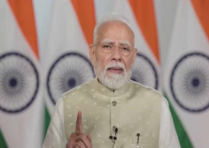 प्रधानमंत्री नरेंद्र मोदी (तस्वीर क्रेडिट@PKVarmaRanchi)