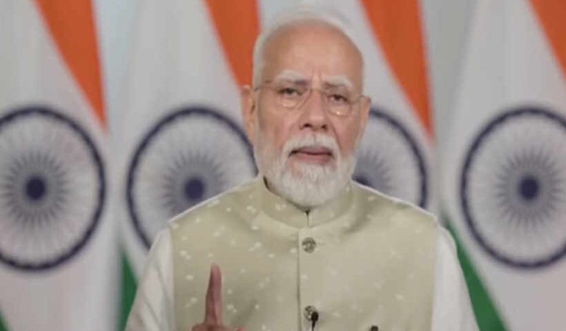 प्रधानमंत्री नरेंद्र मोदी (तस्वीर क्रेडिट@PKVarmaRanchi)