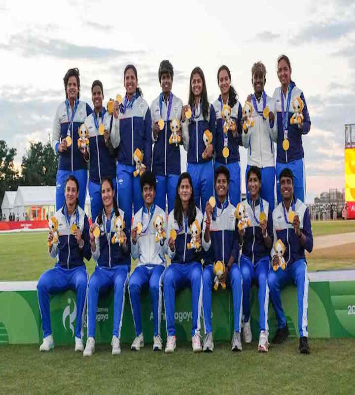 भारत ने श्रीलंका को 147 रन से हराकर जीता एशियन गेम्स का स्वर्ण (तस्वीर क्रेडिट@Surender_10K)