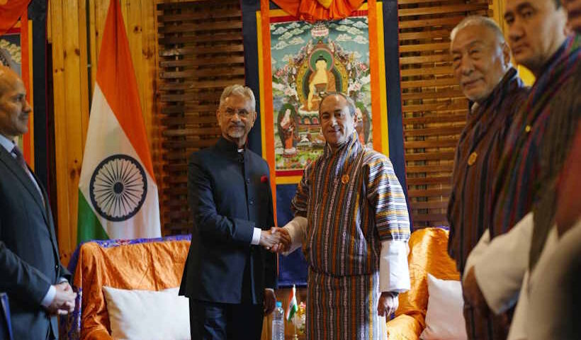 भूटान दौरे पर जयशंकर (तस्वीर क्रेडिट@AIRNewsHindi)