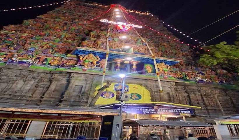 मदुरै में महाकुंभाभिषेकम की तैयारियाँ पूरी (तस्वीर क्रेडिट@tskrishnan)