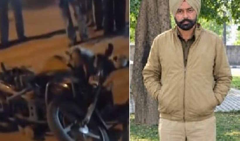 अमृतसर में ड्यूटी के दौरान एएसआई हरजीत सिंह की हत्या (तस्वीर क्रेडिट@ippatel)
