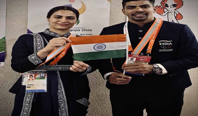 एशियन गेम्स की ओपनिंग सेरेमनी में पवन सहरावत सँभालेंगे भारत की कमान,मनु भाकर के साथ होंगे फ्लैग-बेयरर (तस्वीर क्रेडिट@AarTee33)