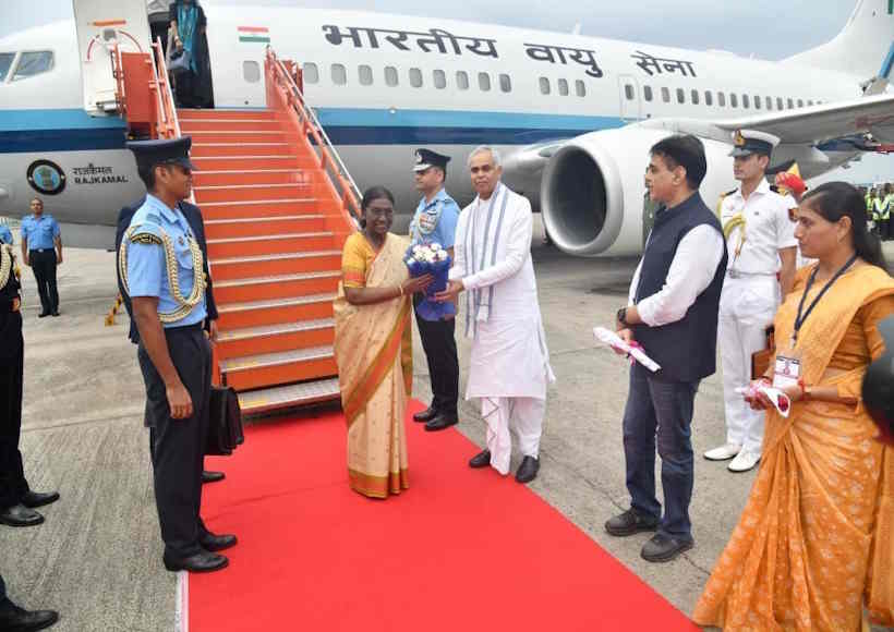 राष्ट्रपति द्रौपदी मुर्मु (तस्वीर क्रेडिट@ransinghBJP)