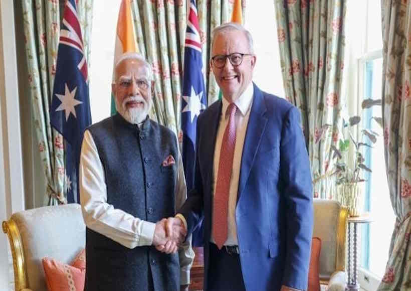 ऑस्ट्रेलिया के प्रधानमंत्री एंथनी अल्बानीज और प्रधानमंत्री मोदी (तस्वीर क्रेडिट@Rahulviratgupt5)