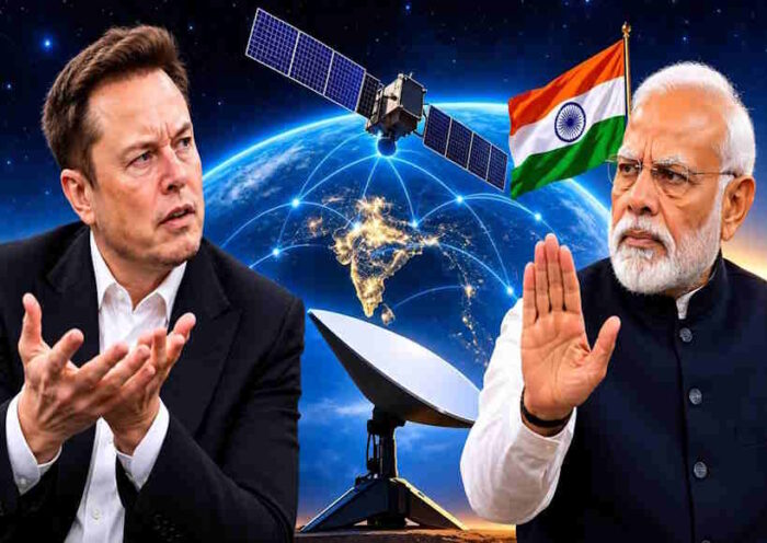 मस्क के स्टारलिंक बयान के बीच रिलायंस के शेयरों में गिरावट (तस्वीर क्रेडिट@SONELALRAWAT87)