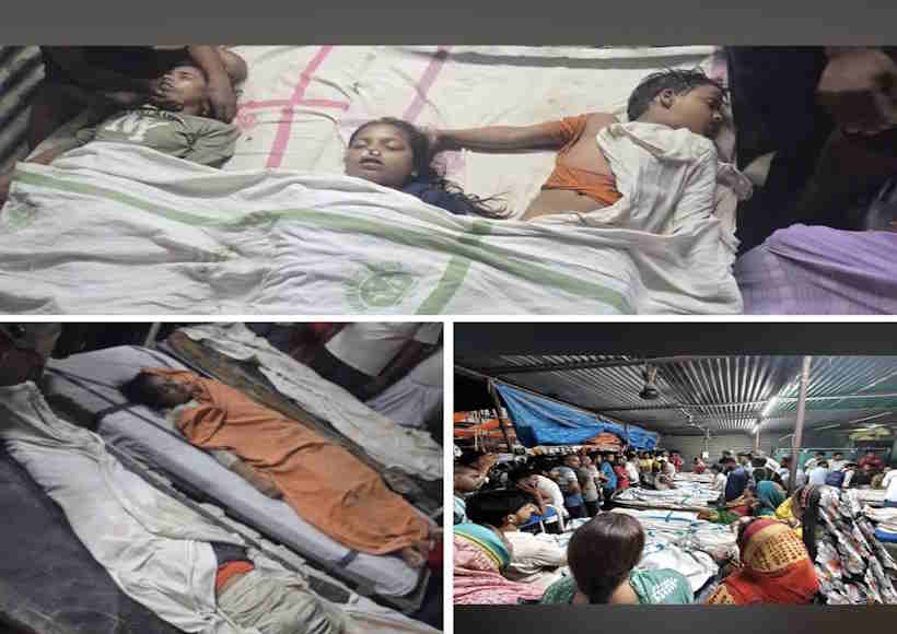 बिहार के वैशाली में दर्दनाक नाव हादसा (तस्वीर क्रेडिट@YuvasochRajeev)