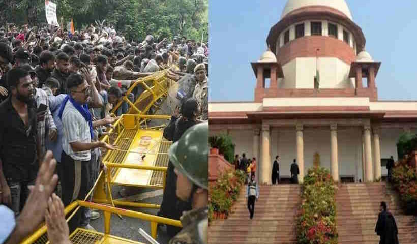 दिल्ली में इंटरनेट बंद करने पर केंद्र ने सुप्रीम कोर्ट से माँगी बिना शर्त माफी (तस्वीर क्रेडिट@jag_margnews)