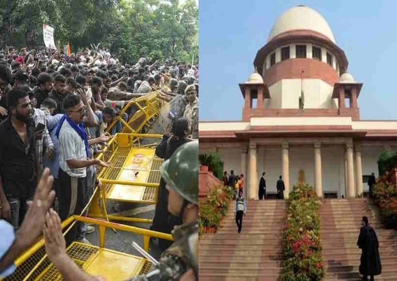 दिल्ली में इंटरनेट बंद करने पर केंद्र ने सुप्रीम कोर्ट से माँगी बिना शर्त माफी (तस्वीर क्रेडिट@jag_margnews)
