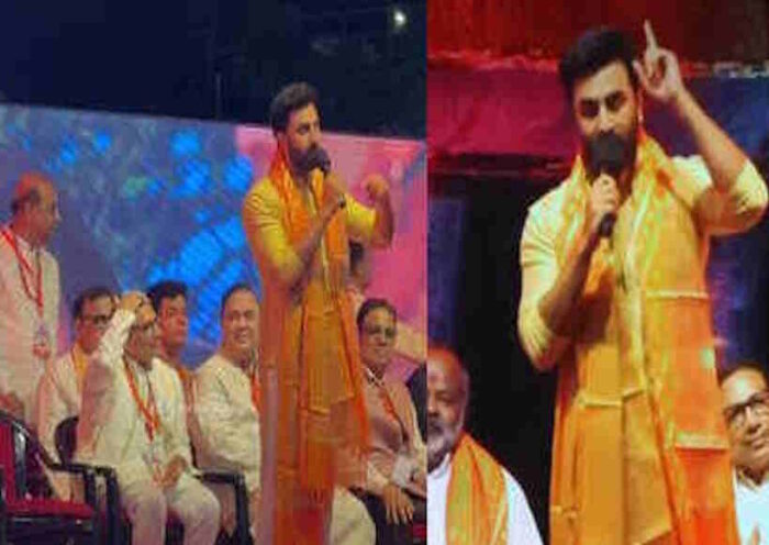 रणबीर कपूर ने दशहरा भाषण में हुई गलती पर माँगी माफी (तस्वीर क्रेडिट@ImGauravYadav9)