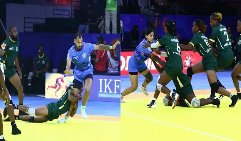 कॉमनवेल्थ कबड्डी चैंपियनशिप 2026 में भारत की पुरुष और महिला टीमों का धमाका (तस्वीर क्रेडिट@airnews_kolkata)