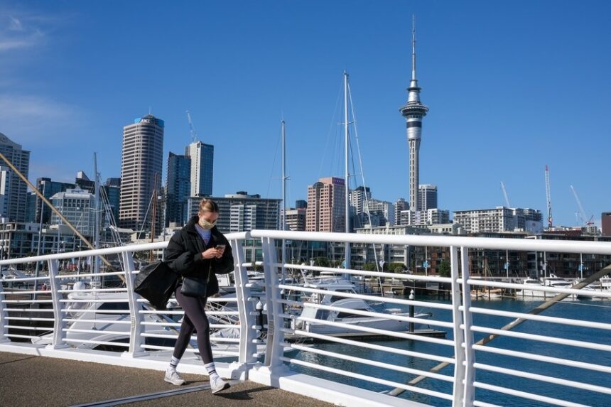 A street in Auckland, New Zealand