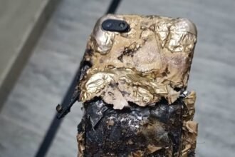 Battery explosion