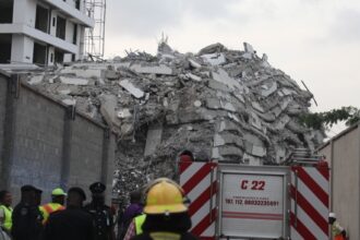 Death toll rises to 15 from 21-story building collapse in Nigeria