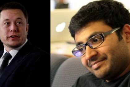 Elon Musk and Parag Agrawal