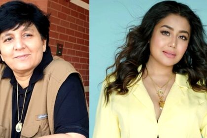 Falguni Pathak on Neha Kakkar
