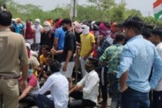 Highway protest