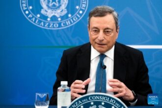Italian Prime Minister Mario Draghi