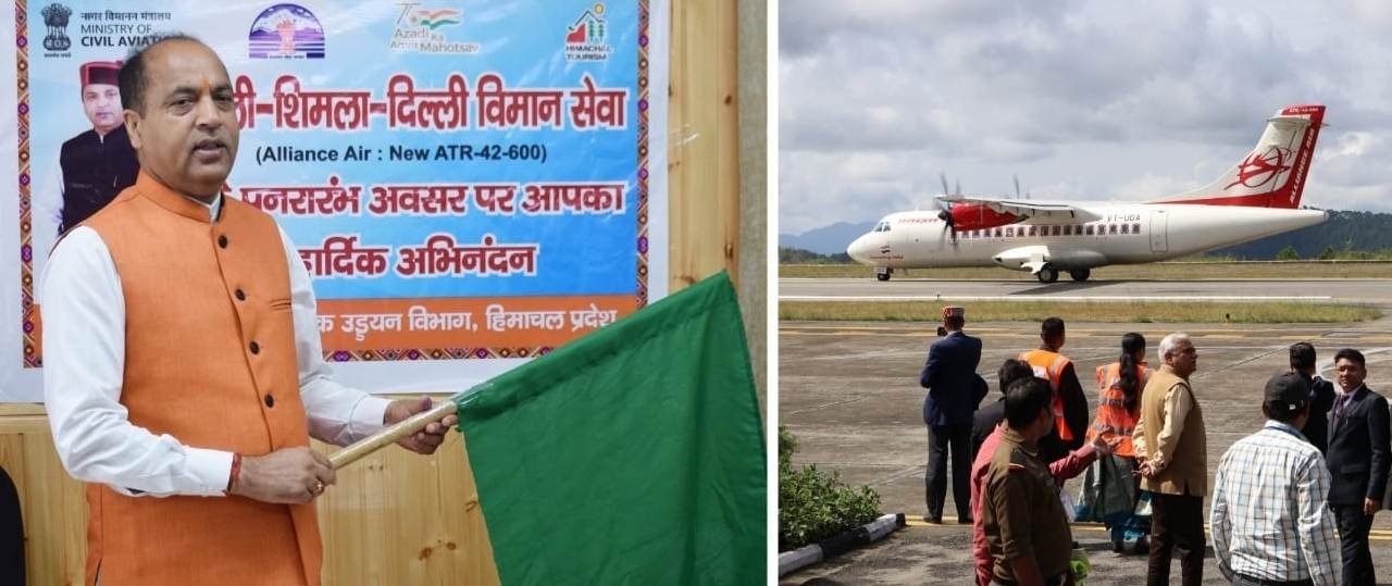 Shimla and Delhi flights resumes after two years