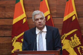 Sri Lankan President Ranil Wickremesinghe