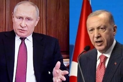 Vladimir Putin and Recep Tayyip Erdogan