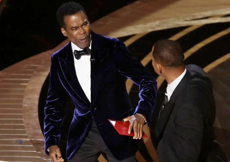 Will Smith slaps Chris Rock