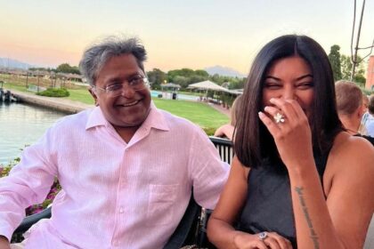 Lalit Modi with Susmita Sen