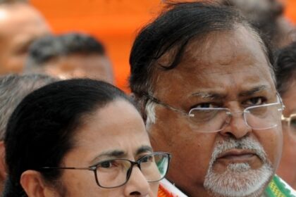 Mamata Banerjee and Partha Chatterjee