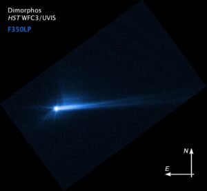 Spacecraft changed asteroid's orbit after smashing into it