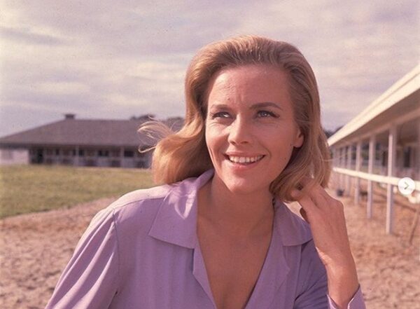 British actress Honor Blackman