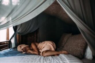 Woman sleeping