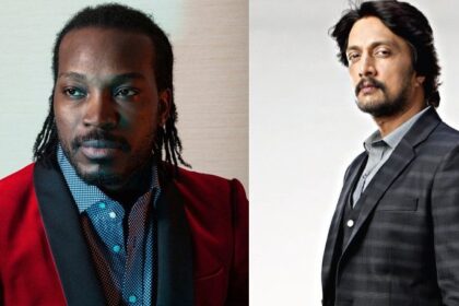 Actor Kichcha Sudeep, cricketer Chris Gayle