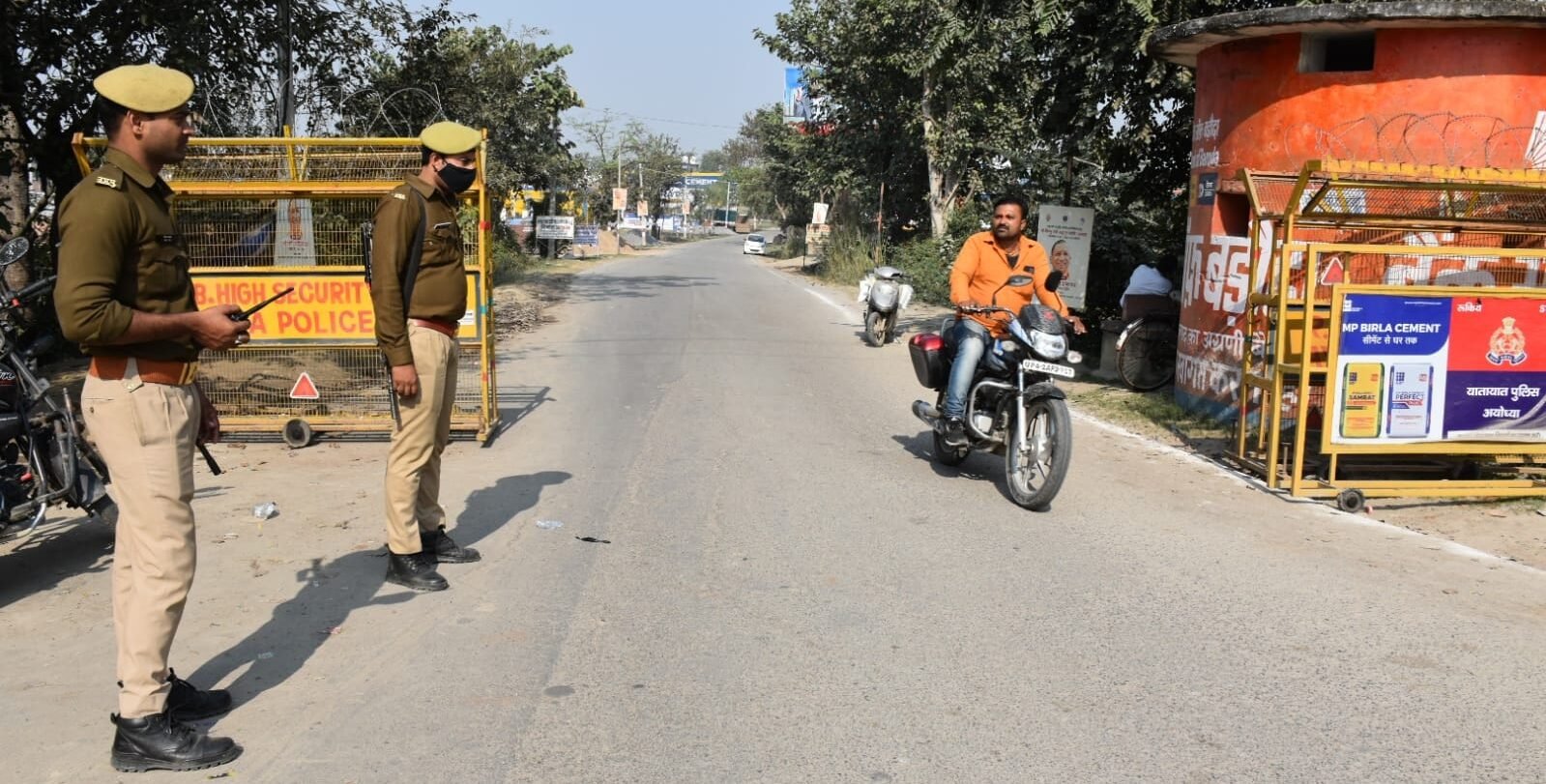 Ayodhya security on alert but calm